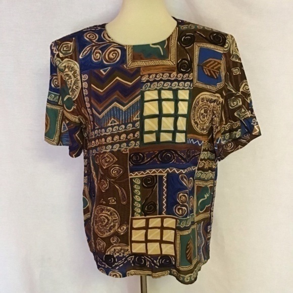 Vintage wild 80s tunic - Picture 5 of 8